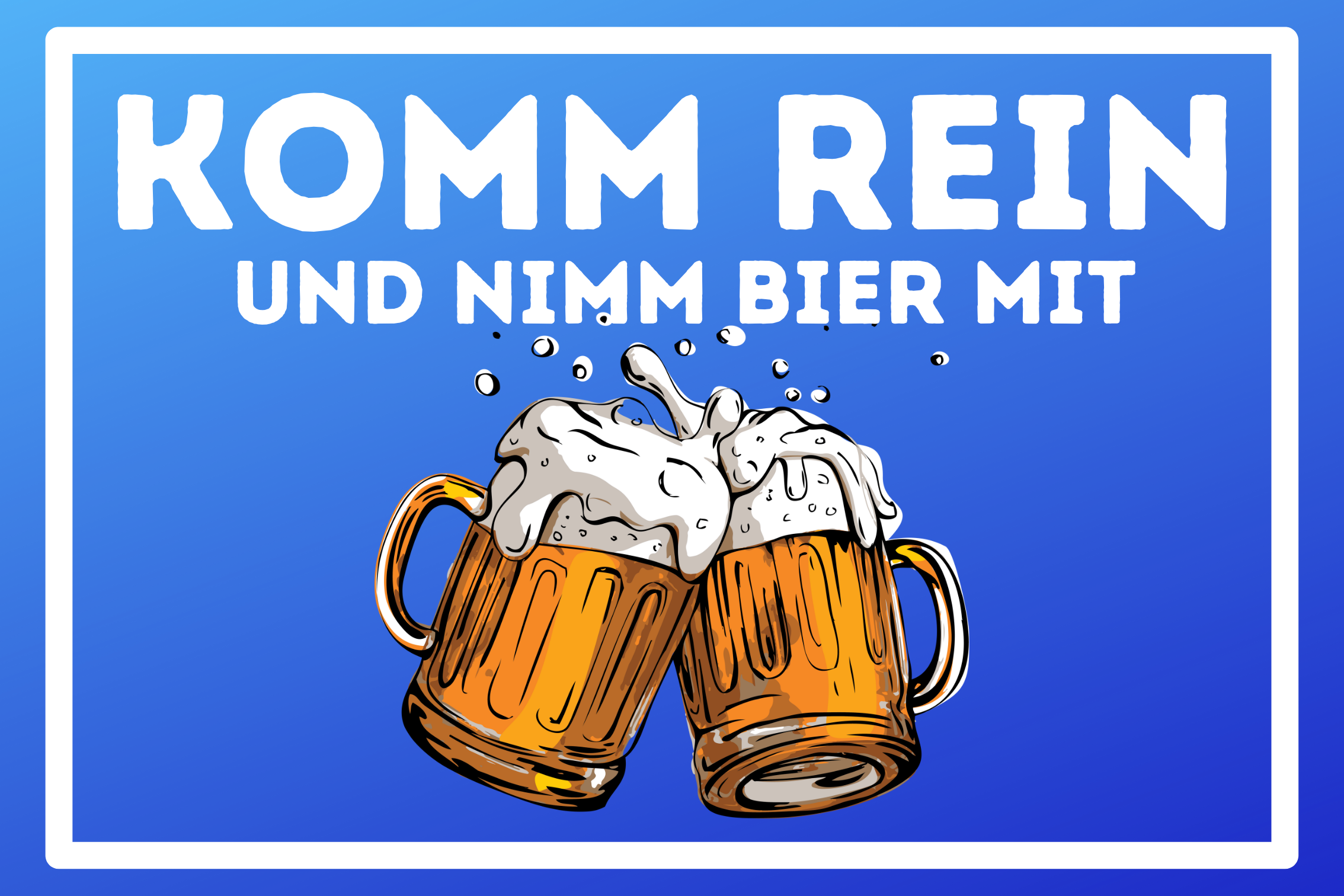 Fußmatte Nimm Bier mit