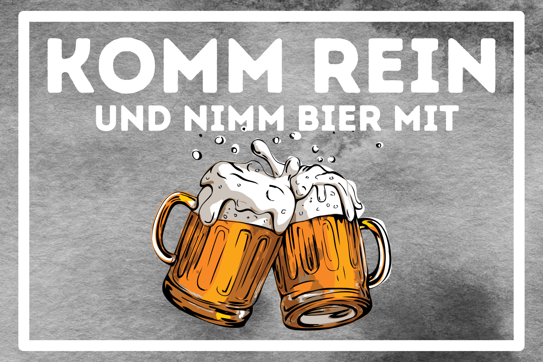 Fußmatte Nimm Bier mit