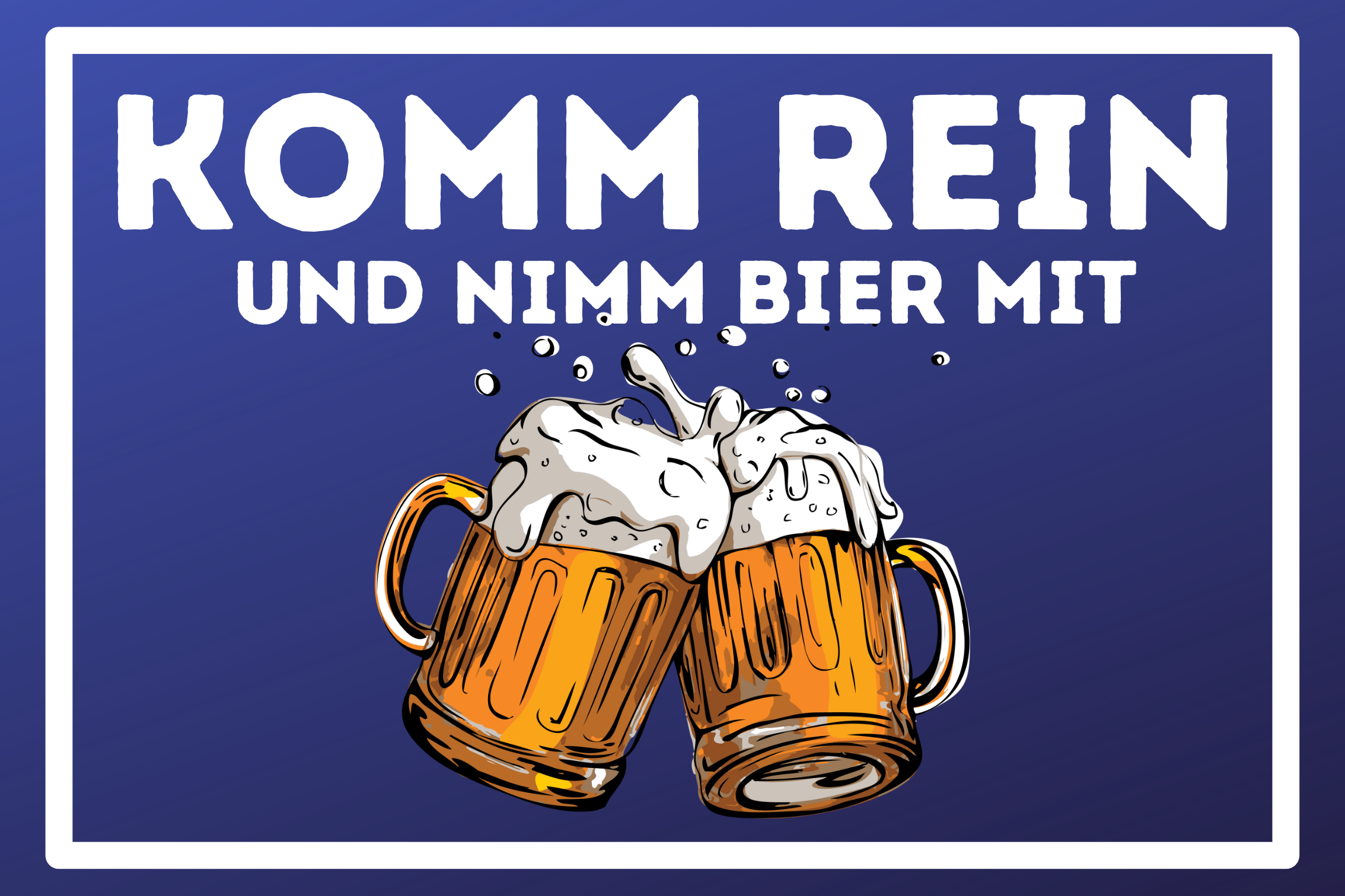 Fußmatte Nimm Bier mit