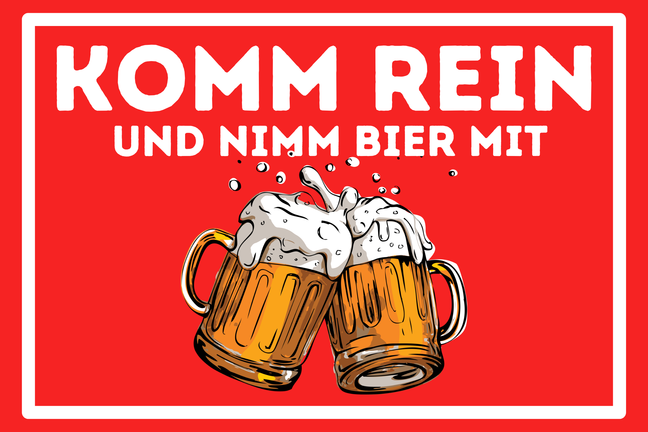 Fußmatte Nimm Bier mit