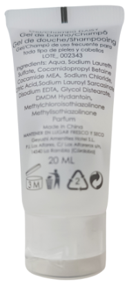 shampoo and shower gel tube with your own logo