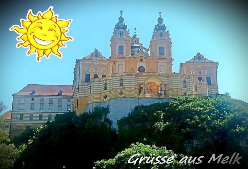 Postcard Melk Sonne