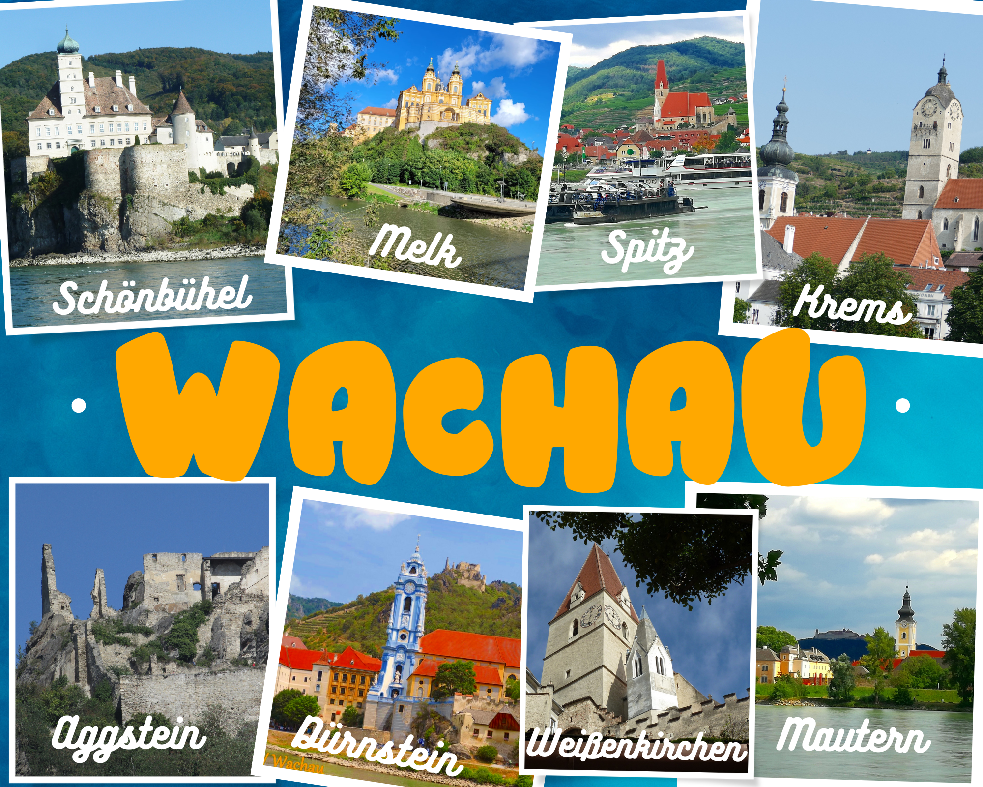 Wachau fridge magnet