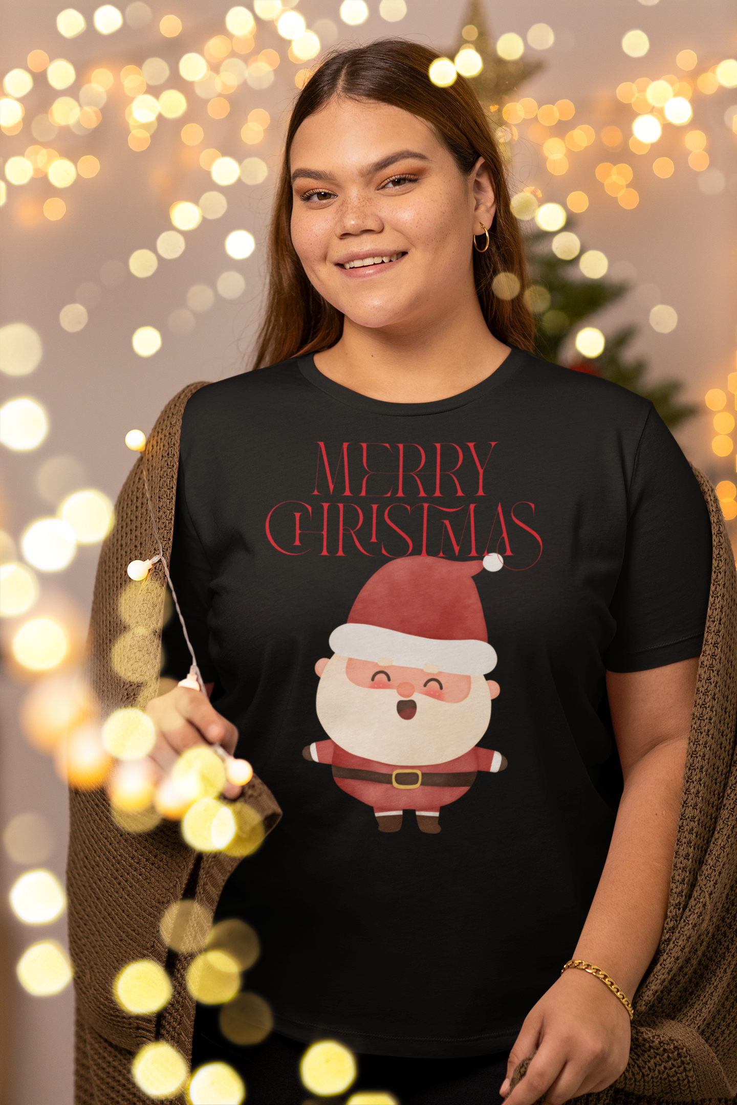 Santa Claus T-Shirt, Christmas Shirt, Christmas Gift, Personalized T-Shirt, Short Sleeve Unisex T-Shirt