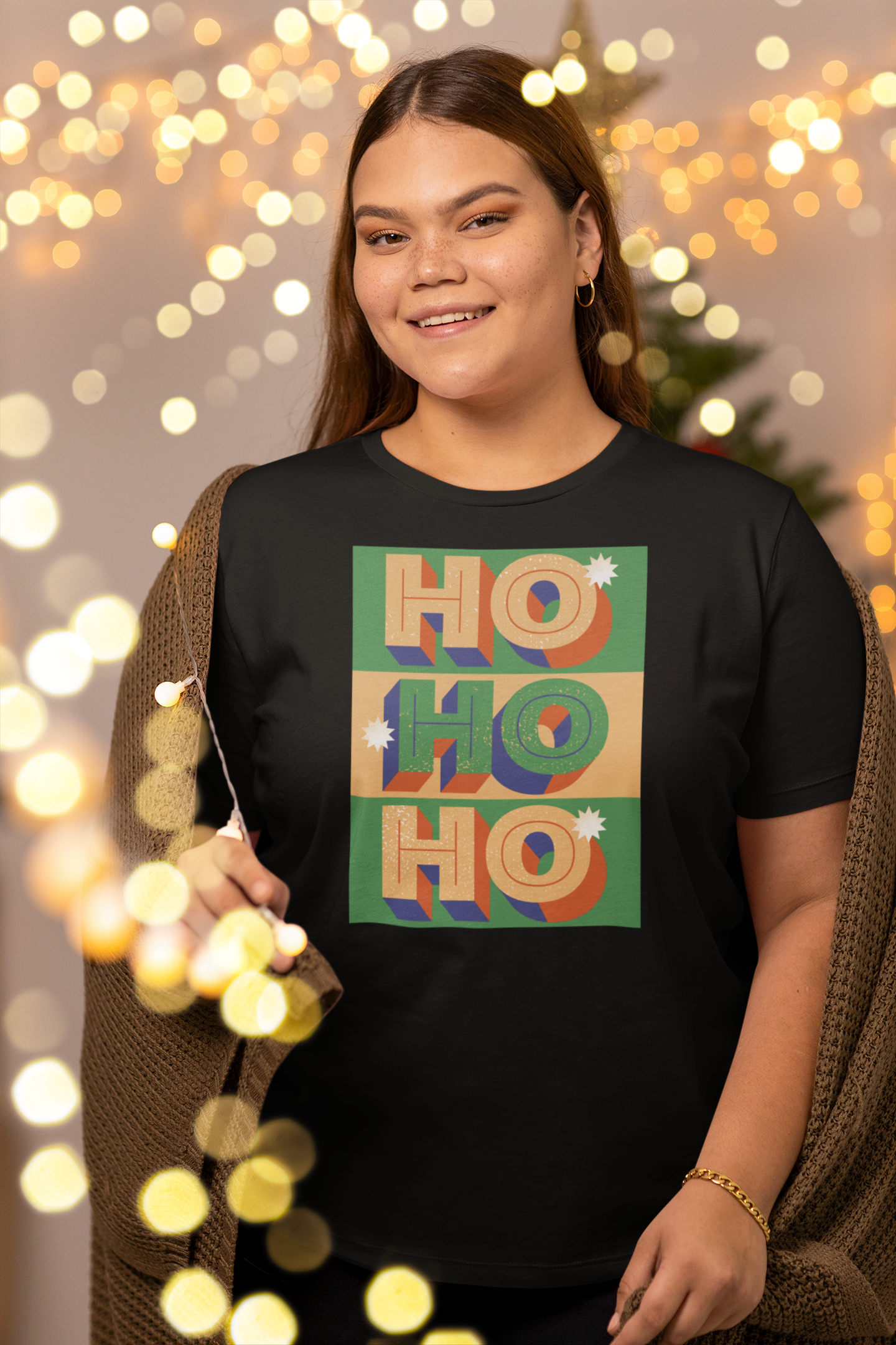 HOHOH, Merry Christmas, Short Sleeve Unisex T-Shirt