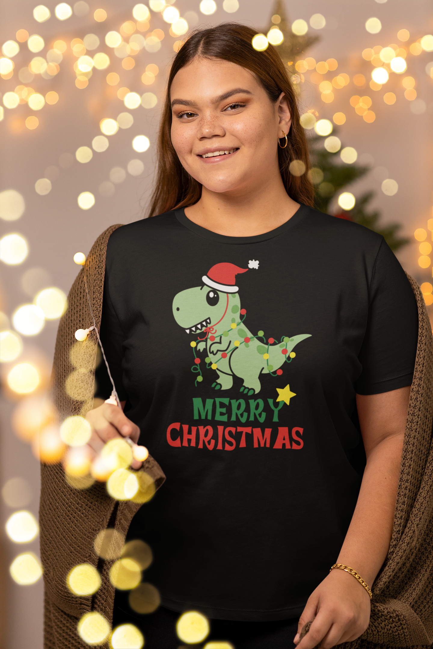 Dragon, Santa Claus T-Shirt, Christmas Shirt, Christmas Gift, Personalized T-Shirt, Short Sleeve Unisex T-Shirt