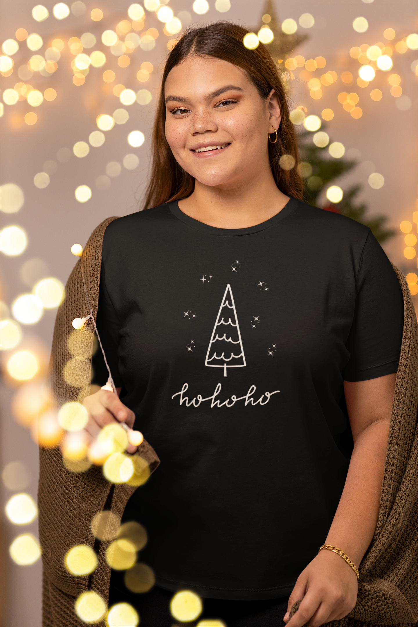 Hohoho T-Shirt, Christmas T-Shirt, Short Sleeve Unisex T-Shirt