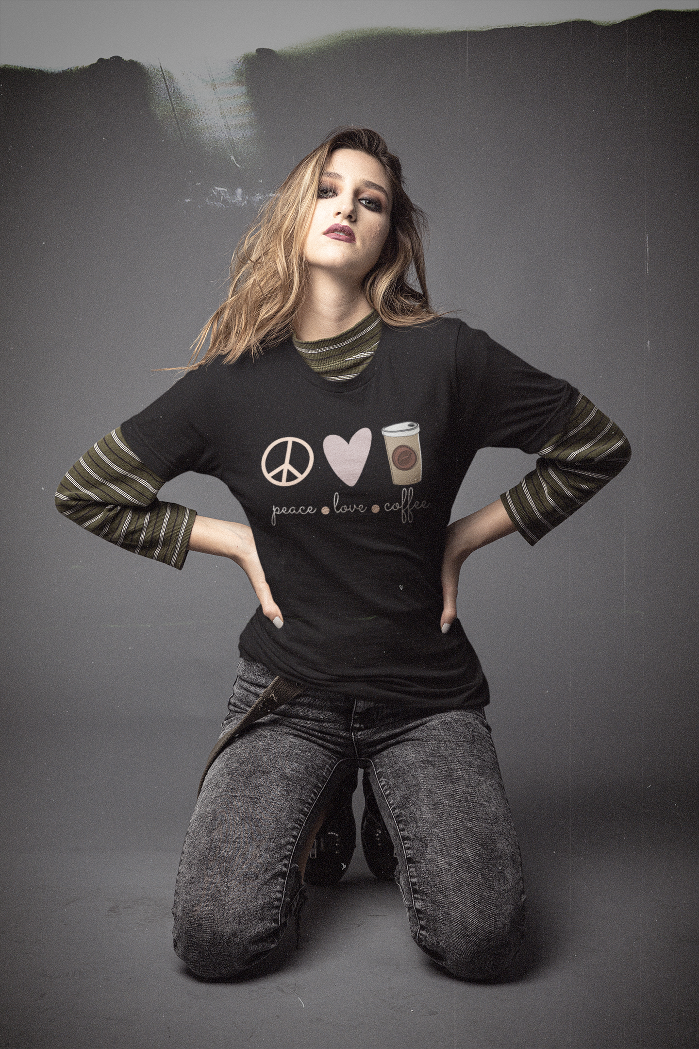 Peace.love.coffee unisex t-shirt