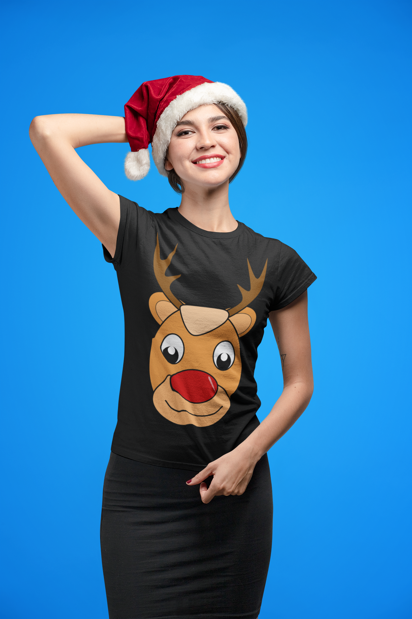 Rudolf, christmas, holy night, Short-Sleeve Unisex T-Shirt