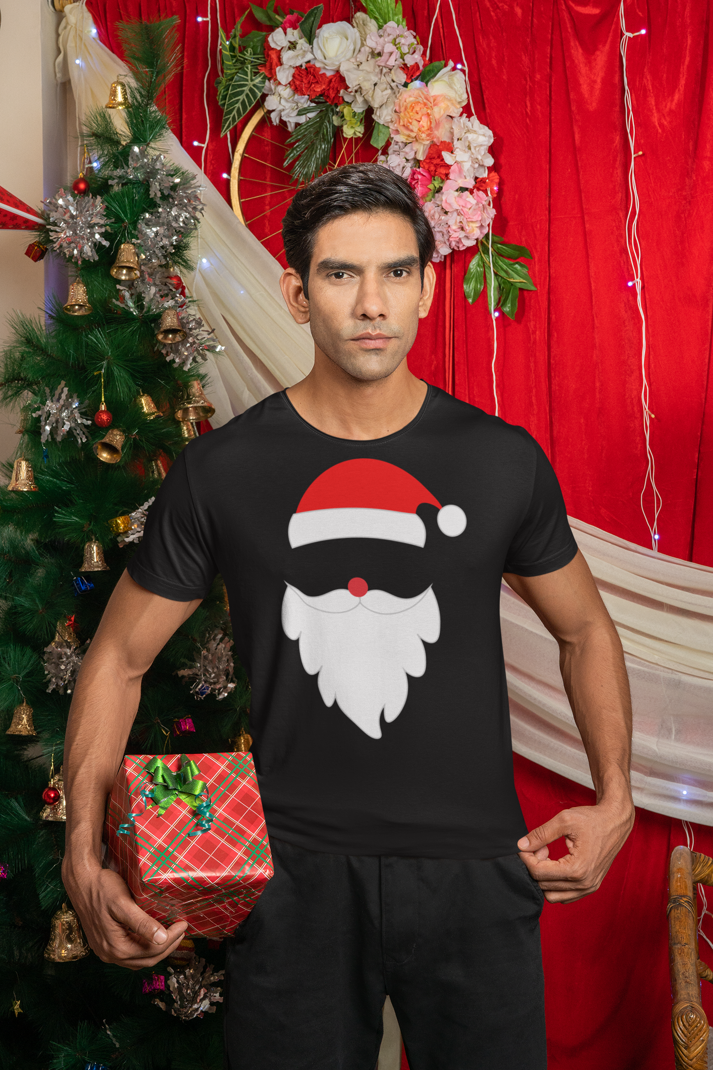 Cool Santa Claus, merry christmas, Short-Sleeve Unisex T-Shirt