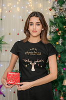 Merry christmas, Kurzärmeliges Unisex-T-Shirt