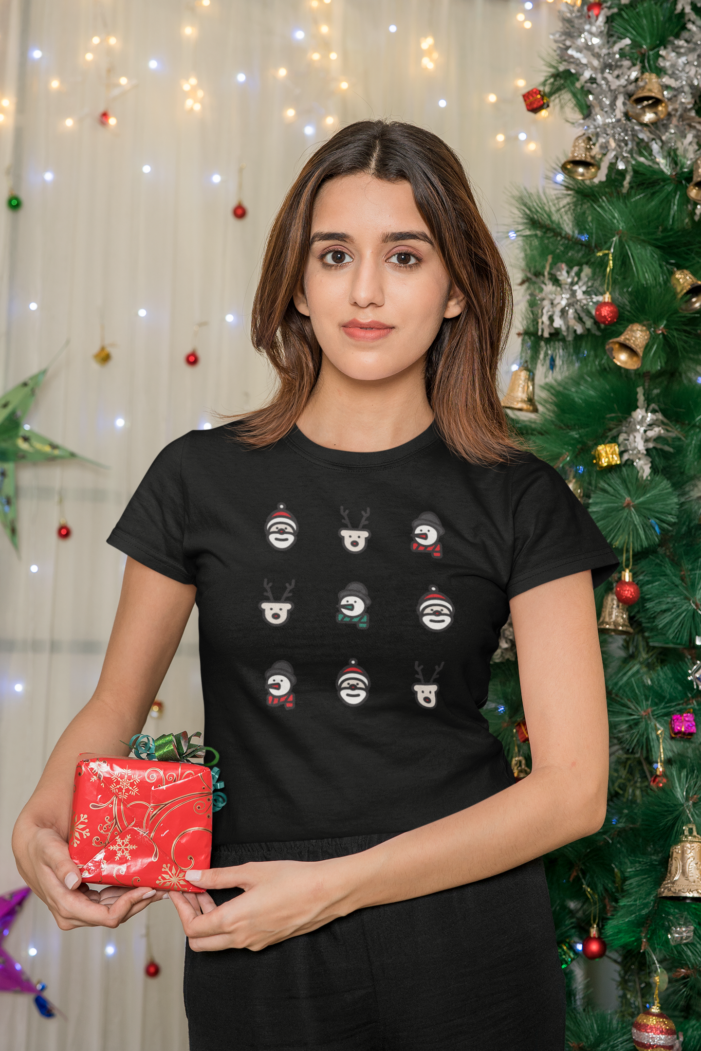 Christmas Figures, Short Sleeve Unisex T-Shirt