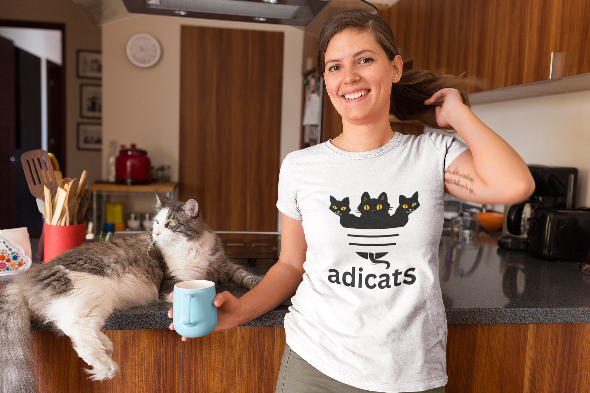 adicats t-shirt, unisex cat t-shirt