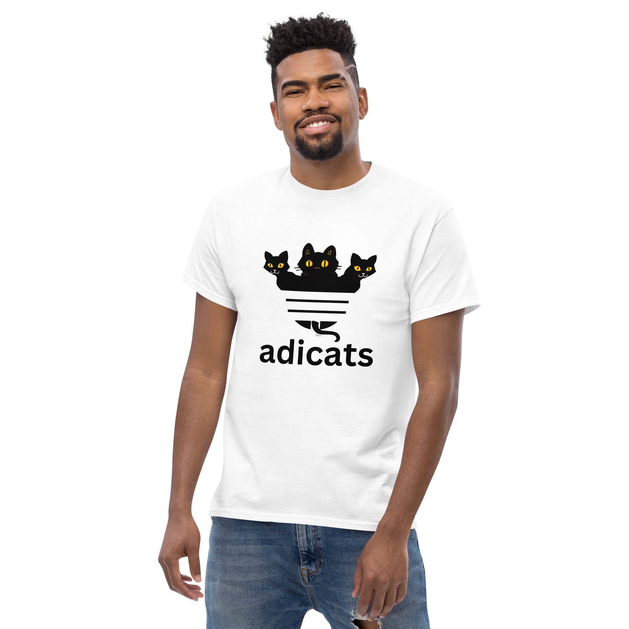 adicats t-shirt, unisex cat t-shirt