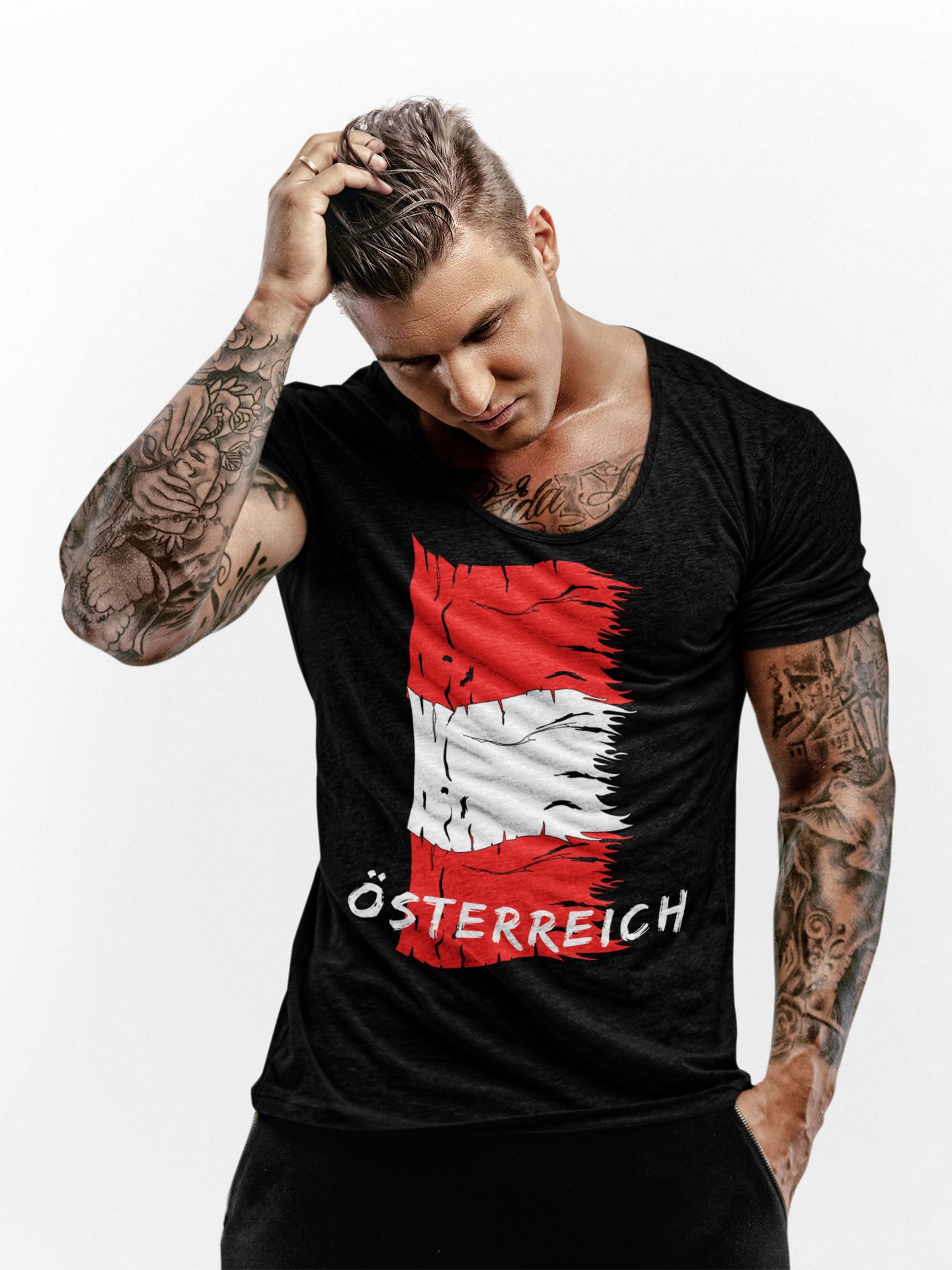 Austria Flag Shirt Unisex T-Shirt