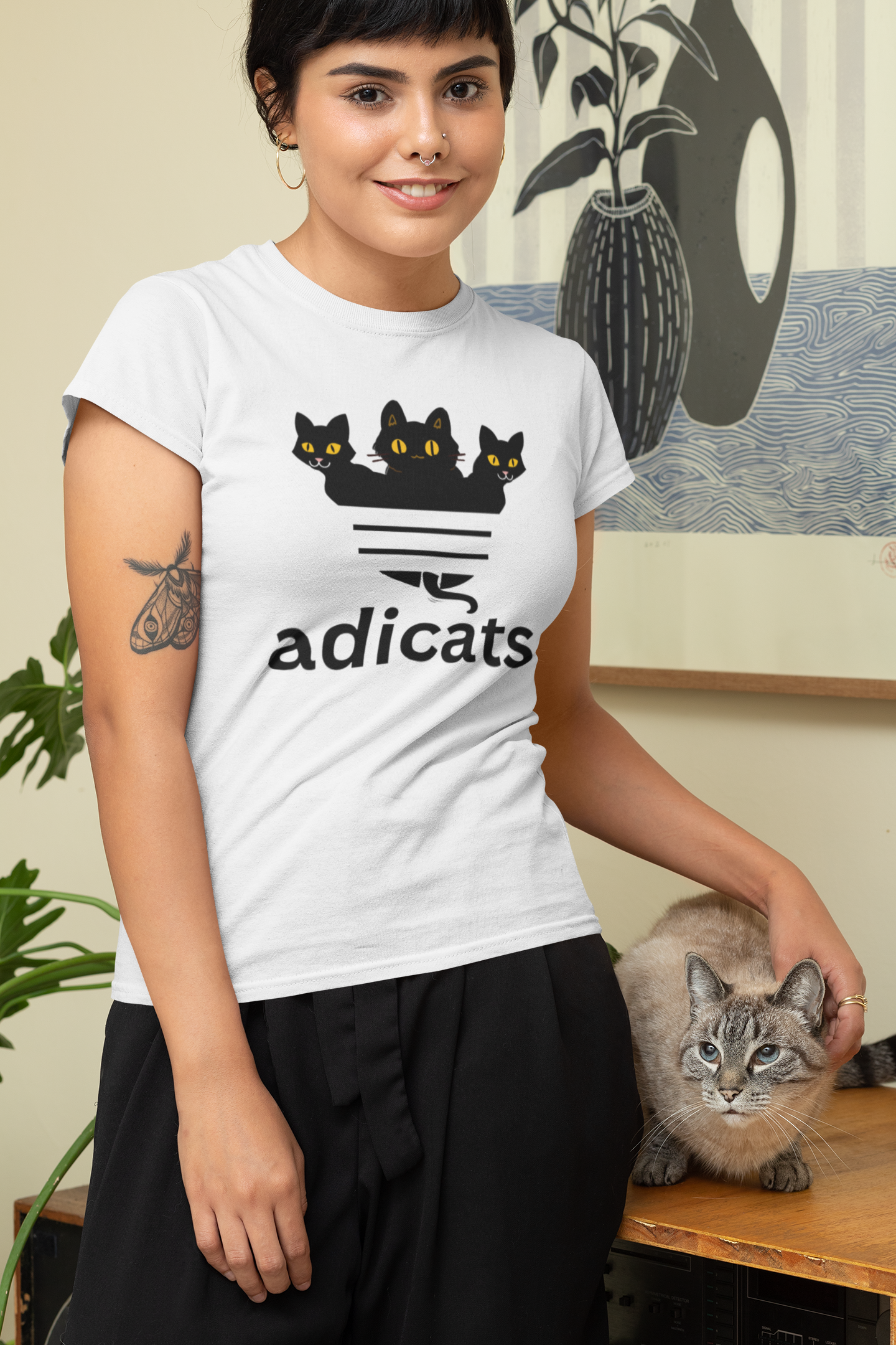 adicats t-shirt, unisex cat t-shirt