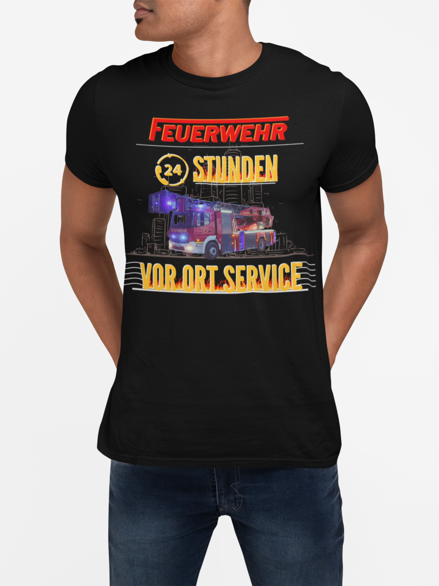 Fire Department 24 Hour On-Site Service T-Shirt