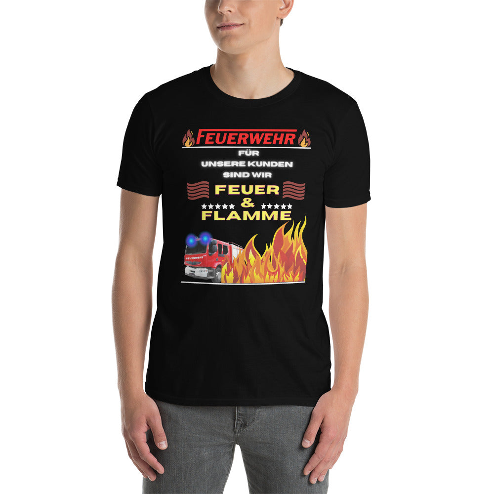 Fire Department Fire and Flame Unisex T-Shirt