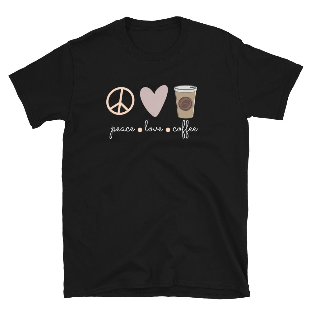 Peace.love.coffee unisex t-shirt