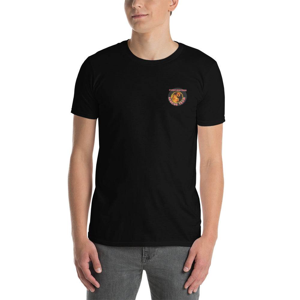 Fire fighters rescue team unisex t-shirt