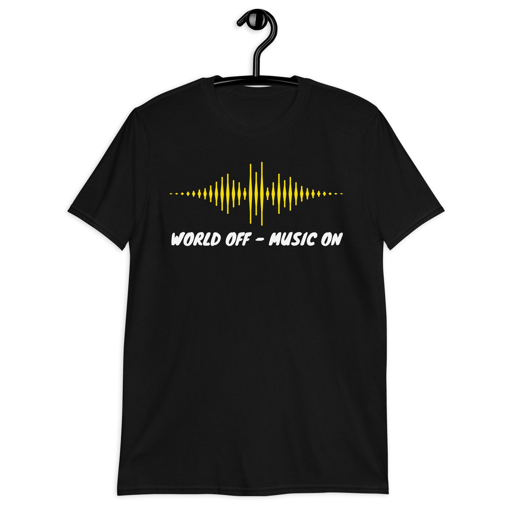 World off Music on, World off, Music on, Music T-Shirt, DJ T-Shirt, T-Shirt printing