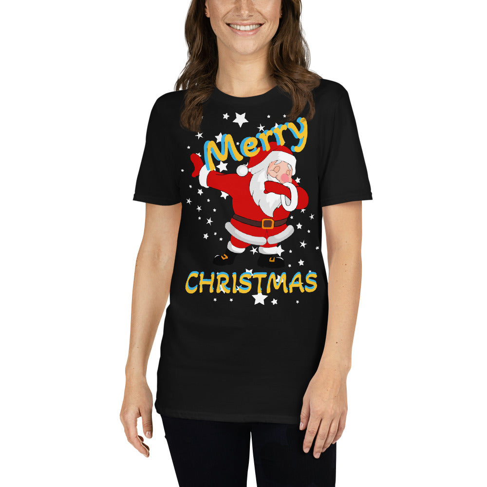 Merry Christmas, Santa Claus, Holy night, short-sleeve unisex t-shirt