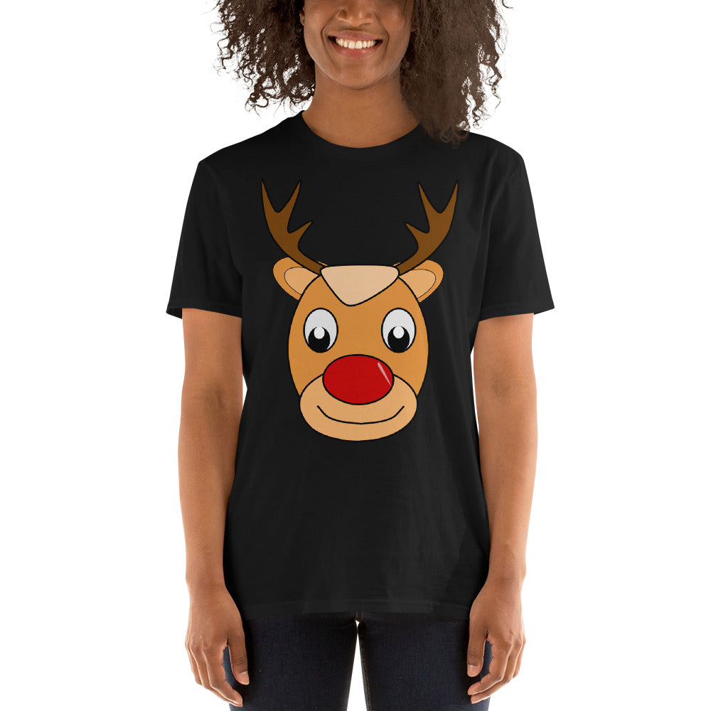 Rudolf, christmas, holy night, Short-Sleeve Unisex T-Shirt