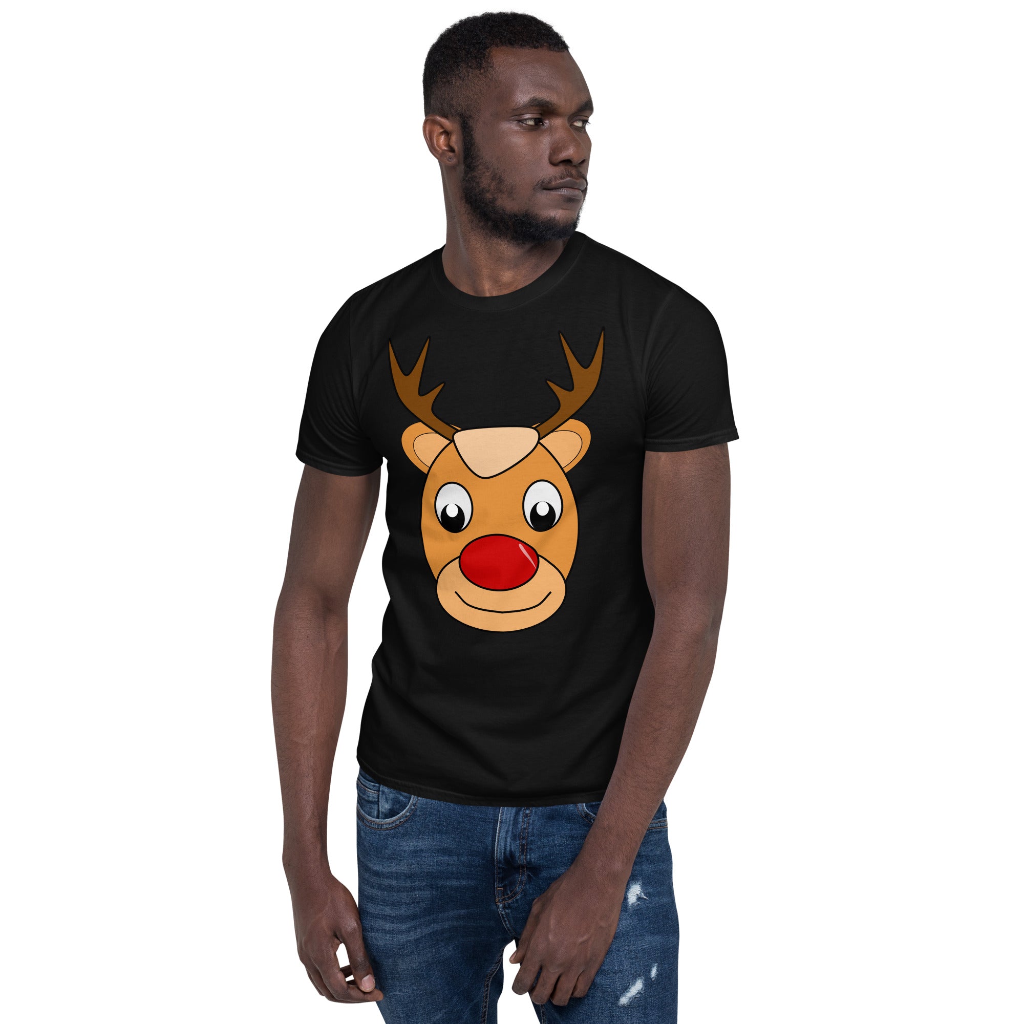 Rudolf, christmas, holy night, Short-Sleeve Unisex T-Shirt