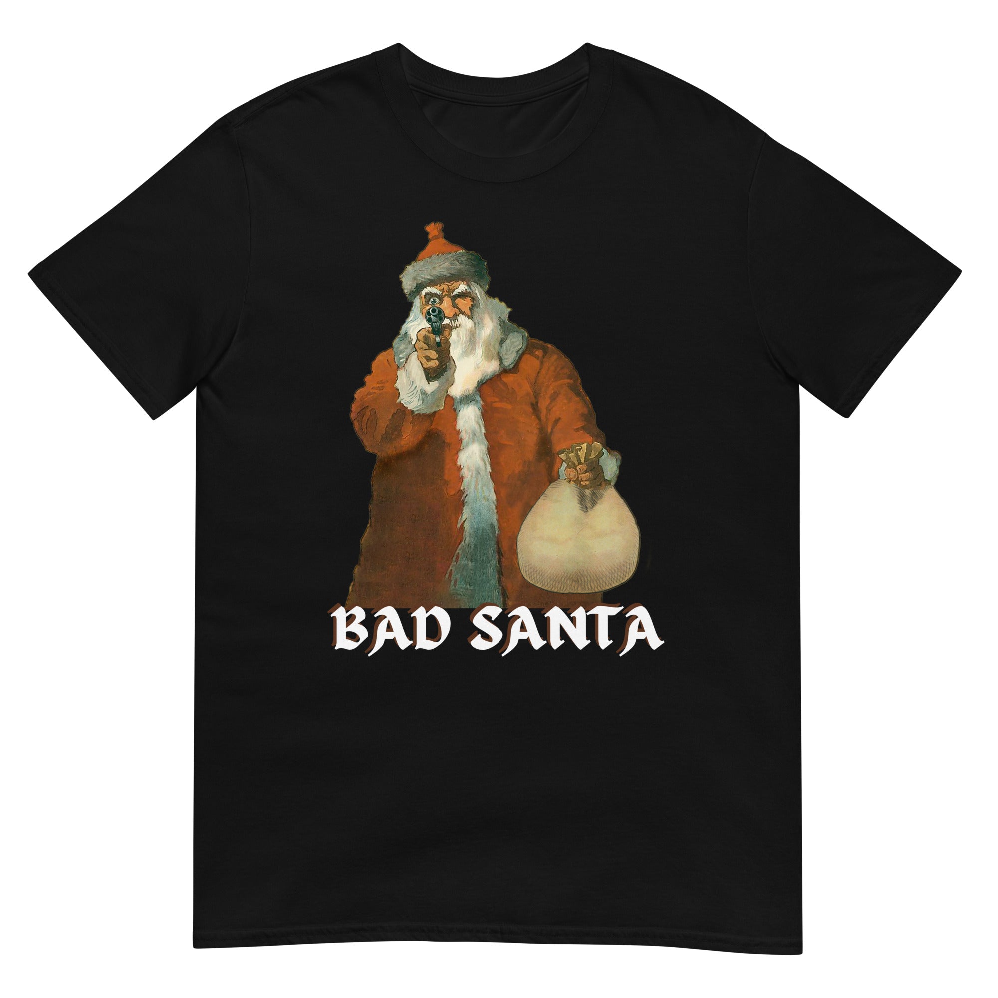 Bad Santa, christmas shirt, holy night, sleeve t-shirt, Short-Sleeve Unisex T-Shirt