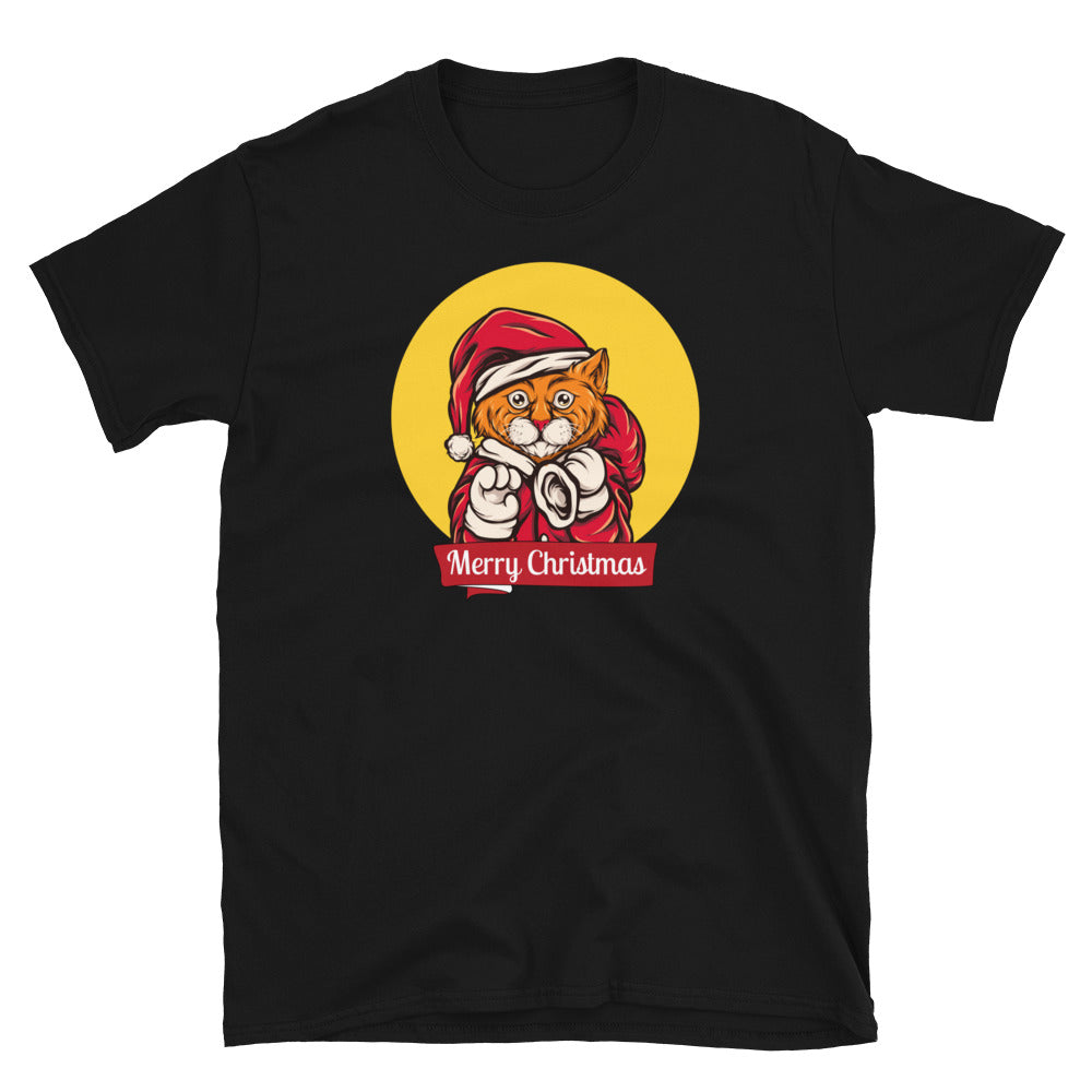 Holy cat, merry christmas, Short-Sleeve Unisex T-Shirt