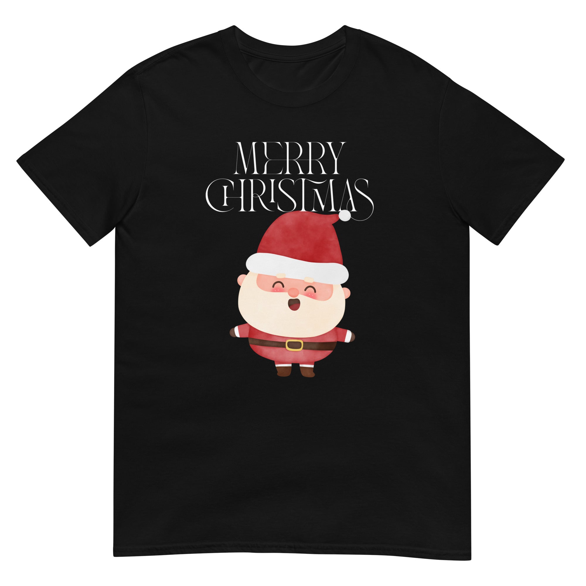 Santa Claus T-Shirt, Christmas Shirt, Christmas Gift, Personalized T-Shirt, Short Sleeve Unisex T-Shirt