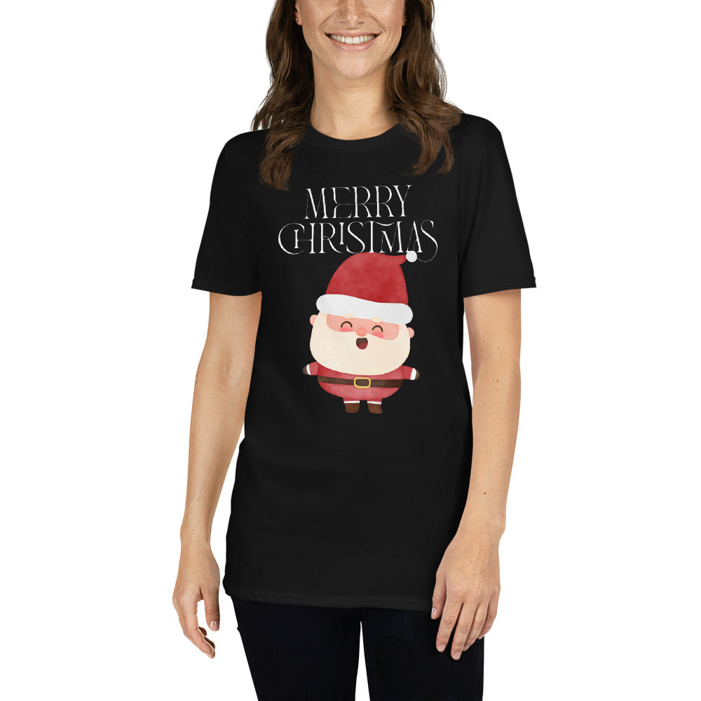 Santa Claus T-Shirt, Christmas Shirt, Christmas Gift, Personalized T-Shirt, Short Sleeve Unisex T-Shirt