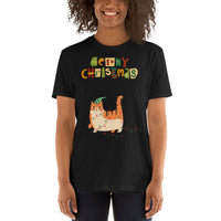 Weihnachtsmann T-Shirt, Weihnachten Shirt, Geschenk Weihnachten, personalisiertes T-Shirt, Kurzärmeliges Unisex-T-Shirt