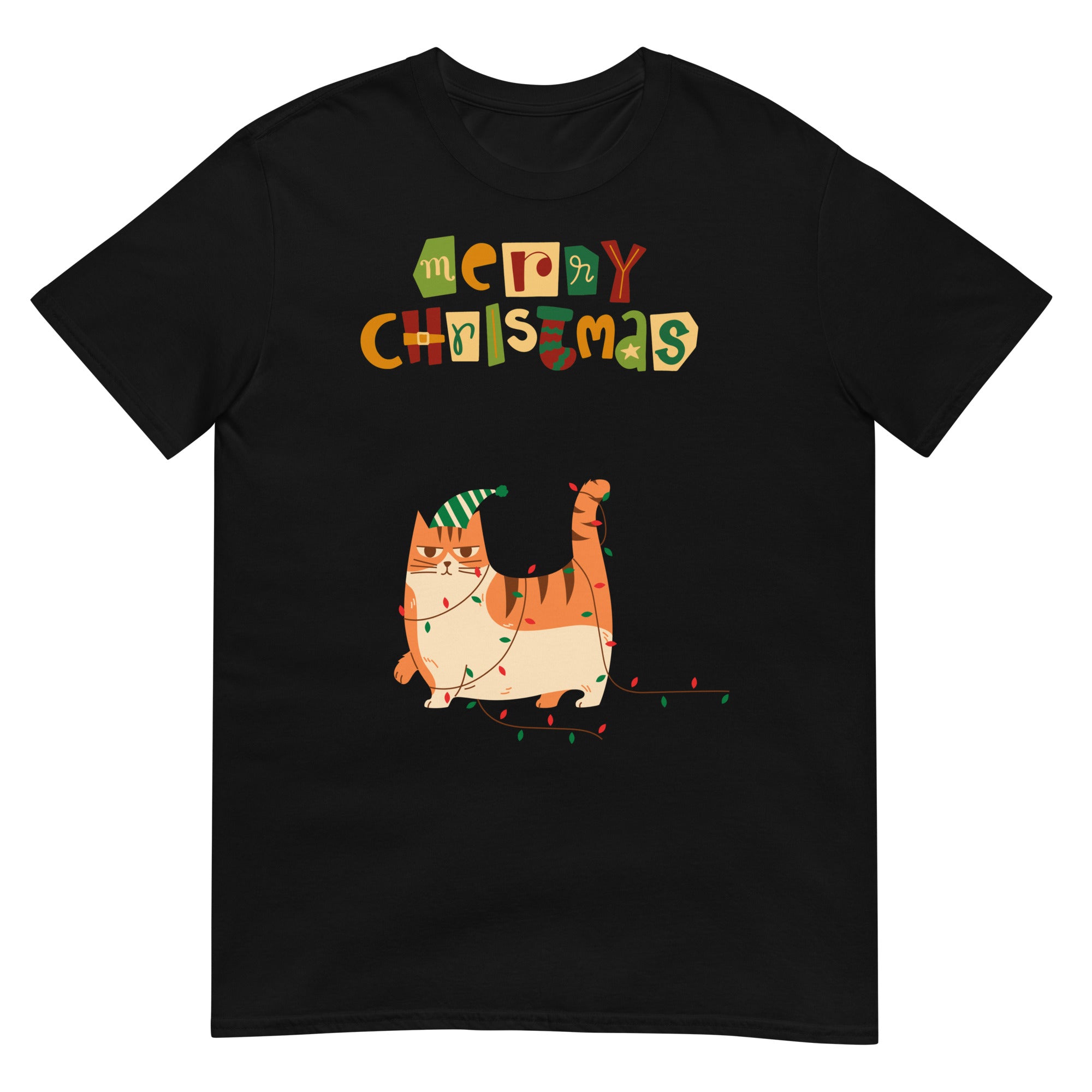 Santa Claus T-Shirt, Christmas Shirt, Christmas Gift, Personalized T-Shirt, Short Sleeve Unisex T-Shirt