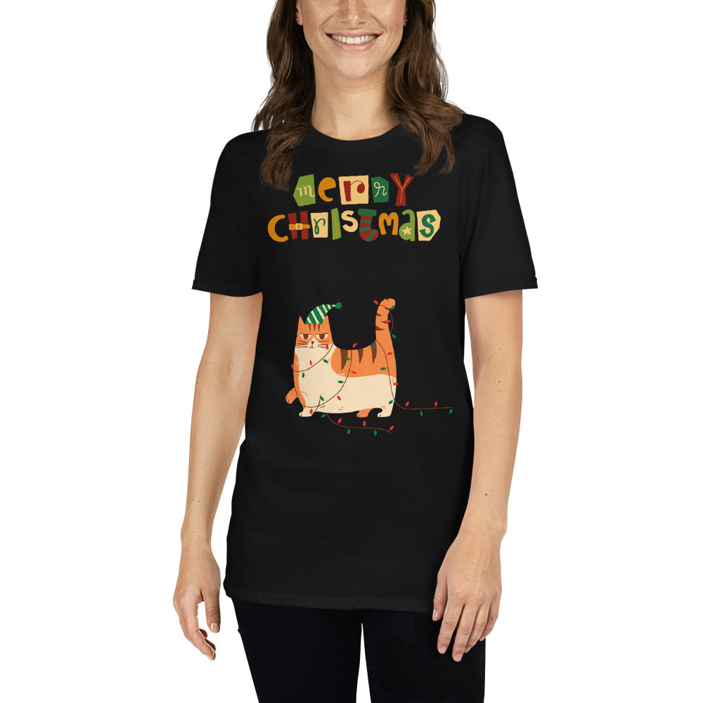 Santa Claus T-Shirt, Christmas Shirt, Christmas Gift, Personalized T-Shirt, Short Sleeve Unisex T-Shirt