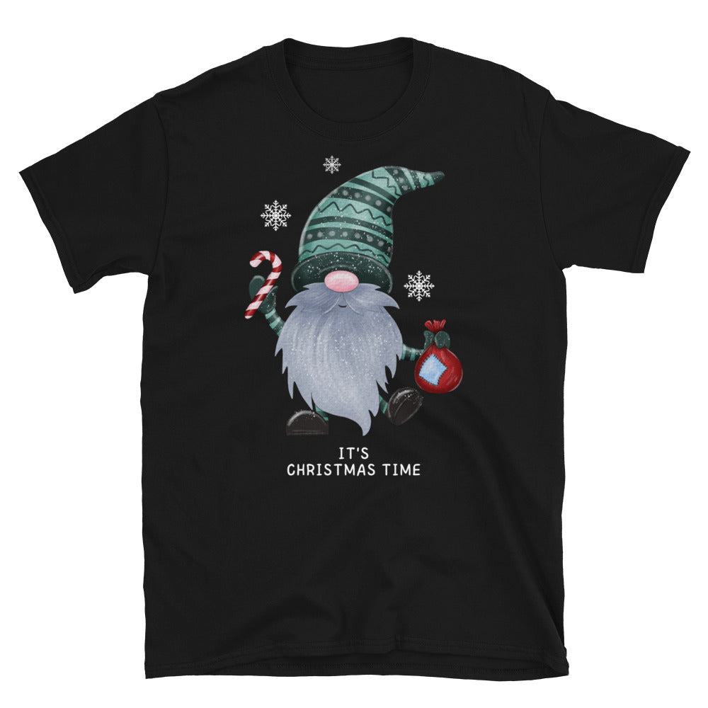 Gnome Man, Santa Claus T-Shirt, Christmas Shirt, Christmas Gift, Personalized T-Shirt, Short Sleeve Unisex T-Shirt