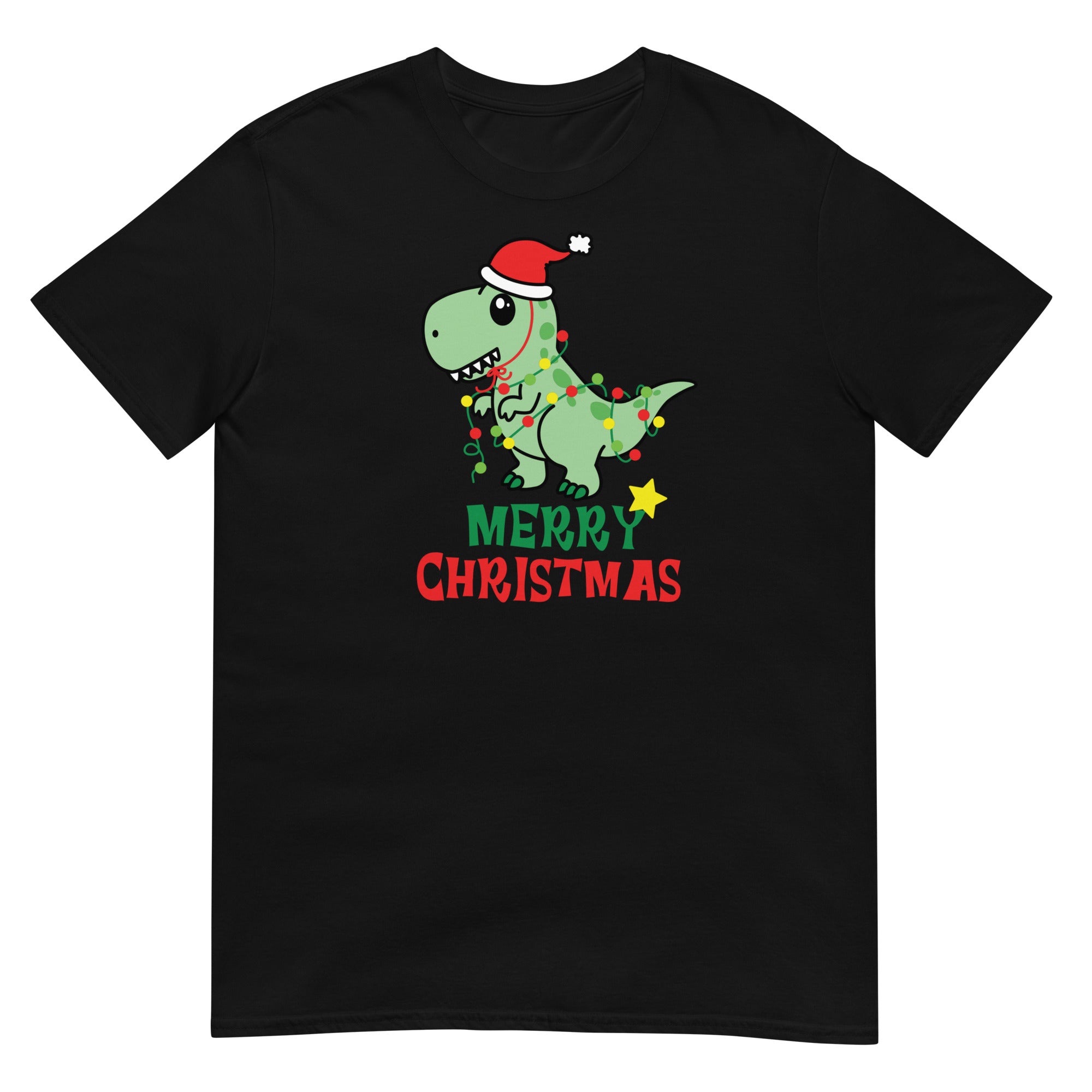 Dragon, Santa Claus T-Shirt, Christmas Shirt, Christmas Gift, Personalized T-Shirt, Short Sleeve Unisex T-Shirt