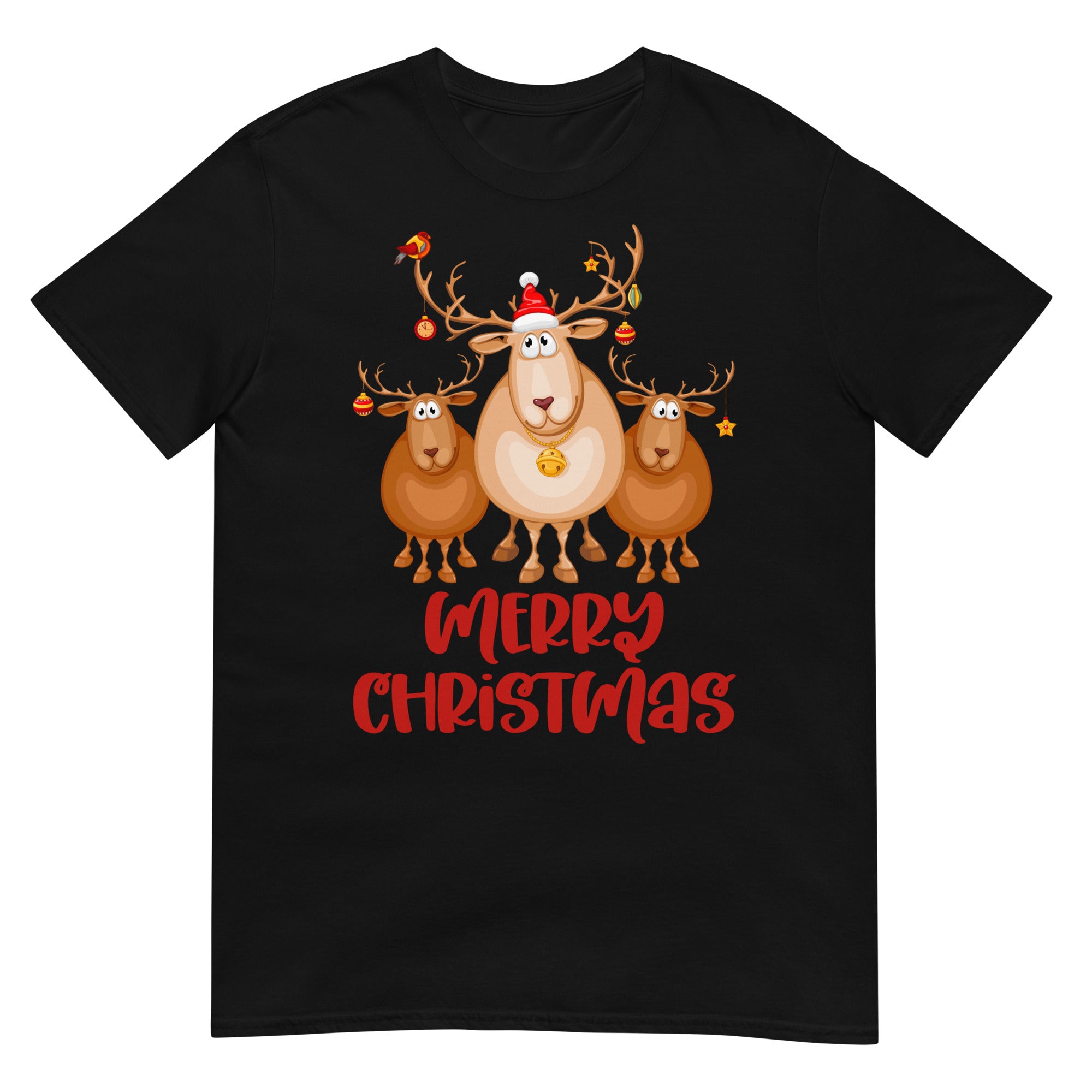 Merry Christmas, Santa Claus T-Shirt, Christmas Shirt, Christmas Gift, Personalized T-Shirt, Short Sleeve Unisex T-Shirt