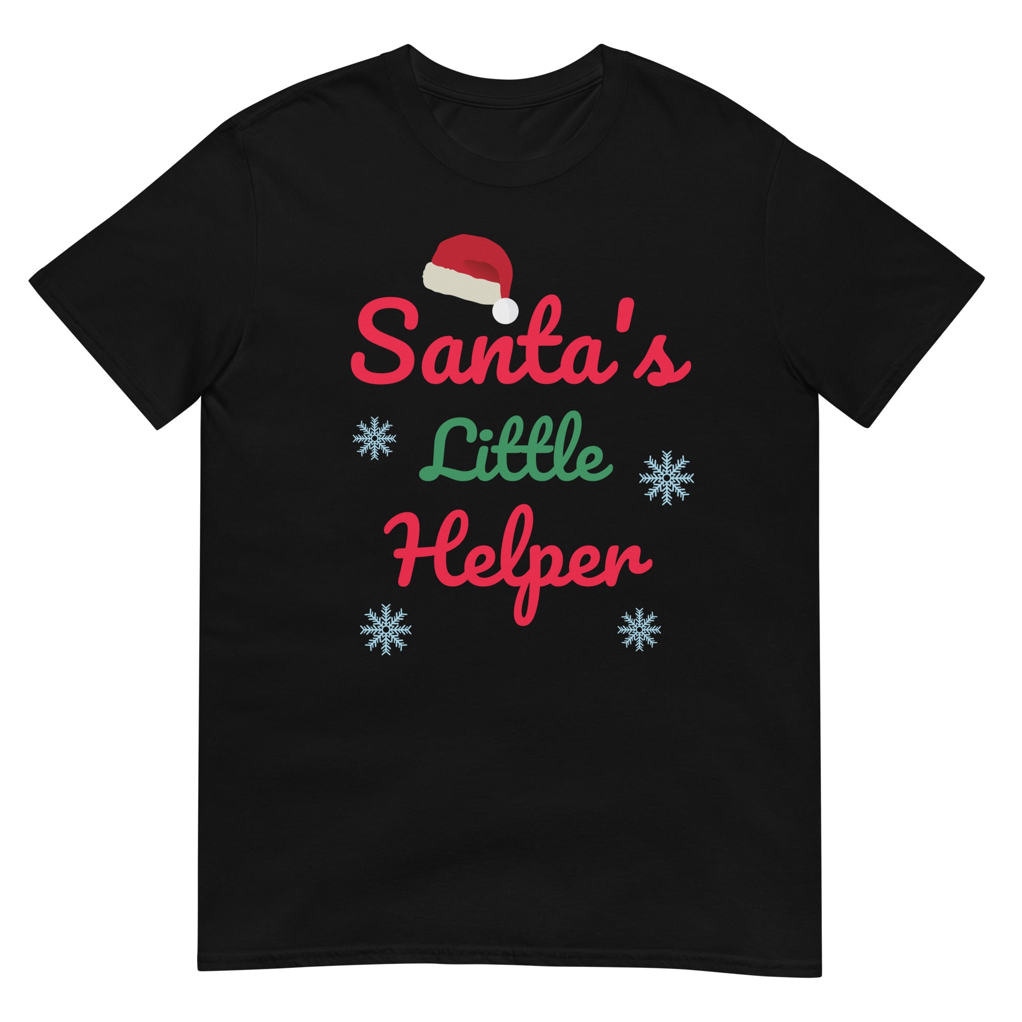 Santas little helper, Christmas T-Shirt, Short Sleeve Unisex T-Shirt