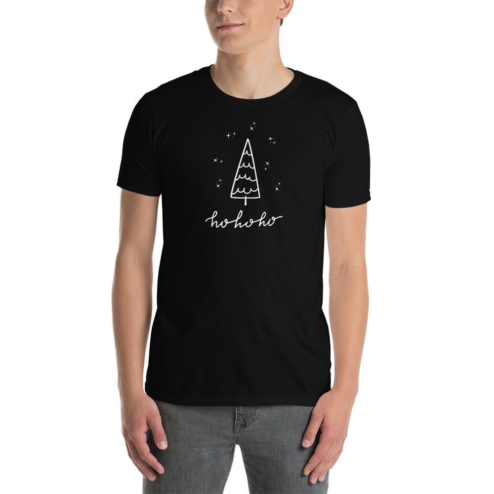 Hohoho T-Shirt, Christmas T-Shirt, Short Sleeve Unisex T-Shirt