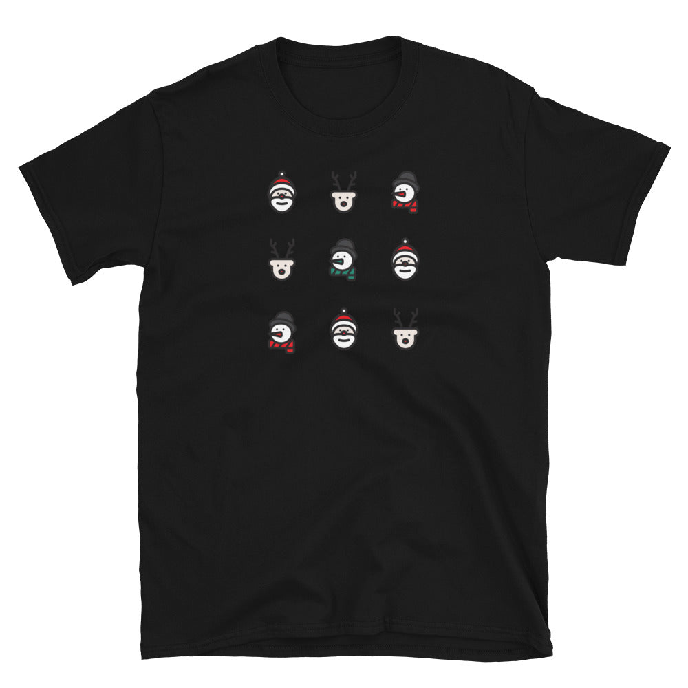 Christmas Figures, Short Sleeve Unisex T-Shirt