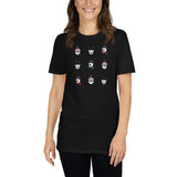 Weihnachtgsfiguren, Kurzärmeliges Unisex-T-Shirt