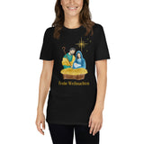 Frohe Weihnachten, Kurzärmeliges Unisex-T-Shirt