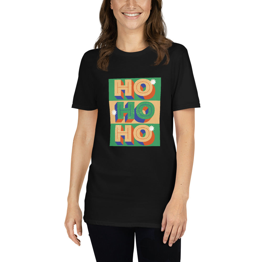 HOHOH, Merry Christmas, Short Sleeve Unisex T-Shirt