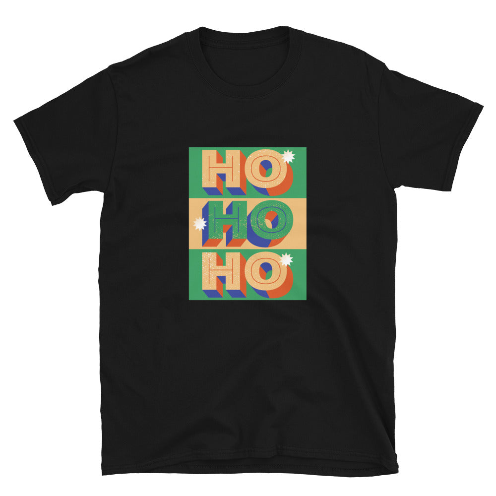 HOHOH, Merry Christmas, Short Sleeve Unisex T-Shirt