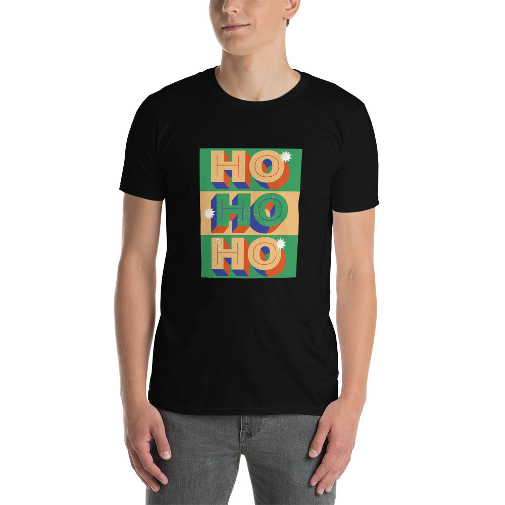 HOHOH, Merry Christmas, Short Sleeve Unisex T-Shirt