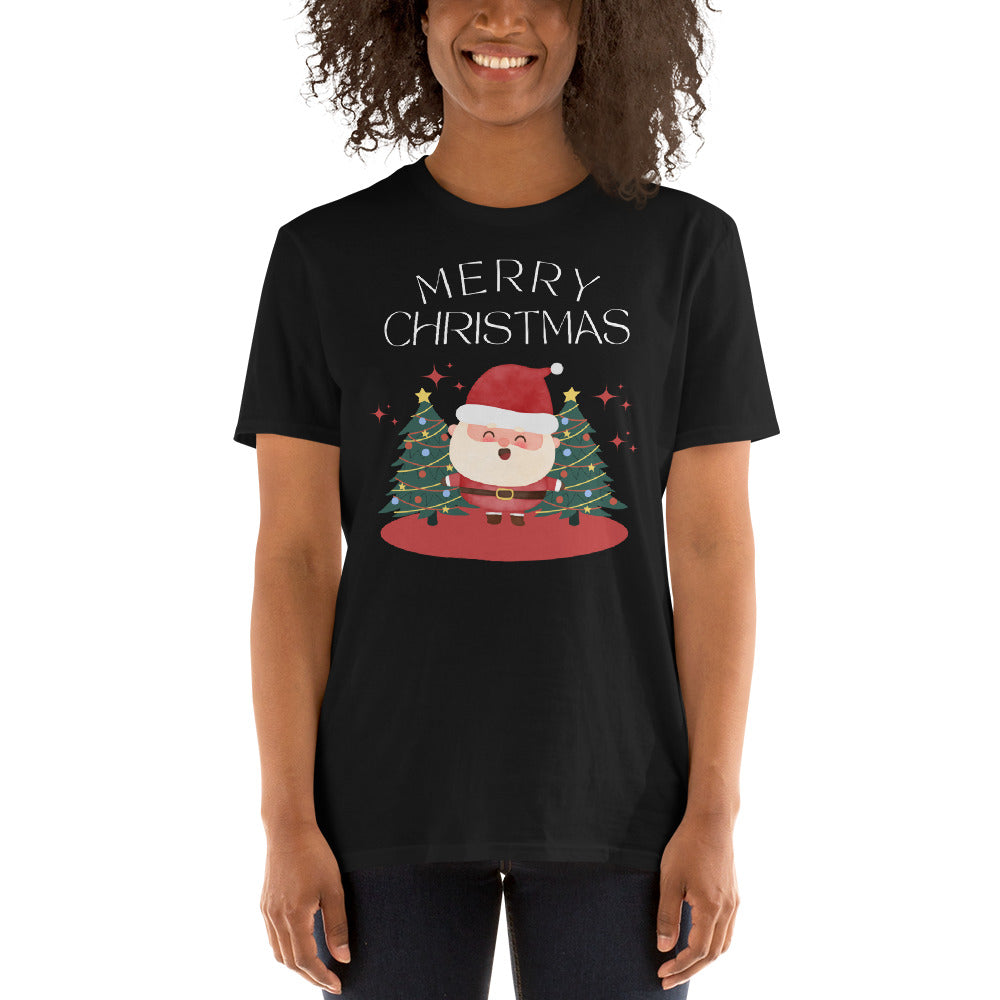 Merry christmas t-shirt, short-sleeve unisex t-shirt