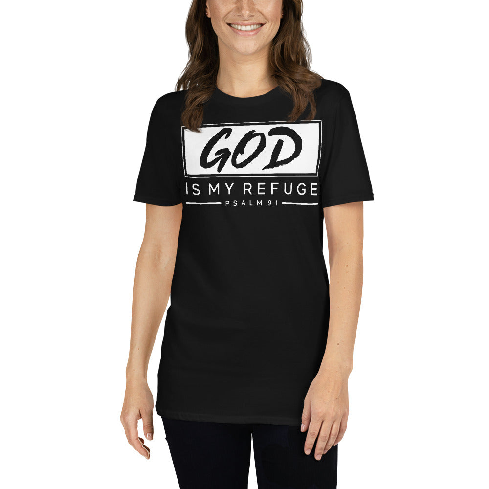 God is my refuge unisex t-shirt