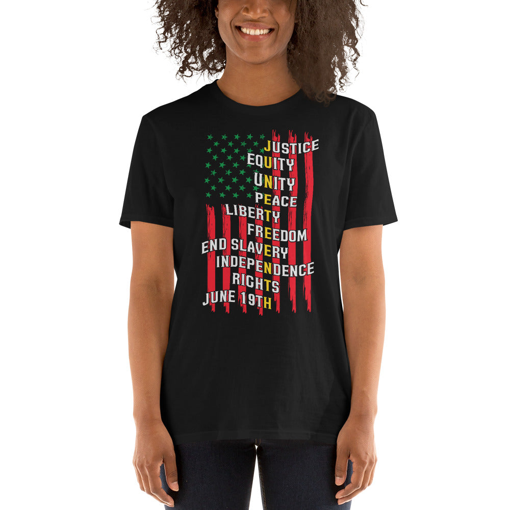 Juneteenth USA Unisex T-Shirt