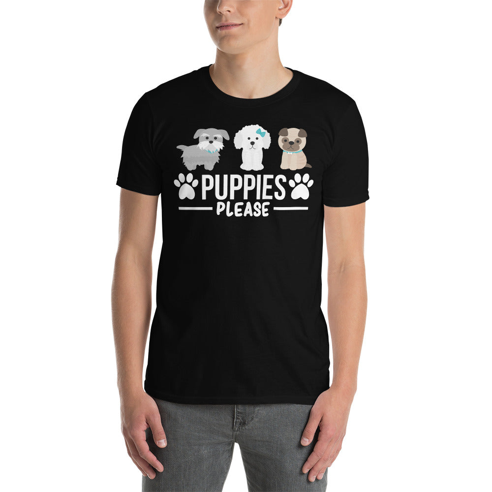 Puppies please Unisex T-Shirt